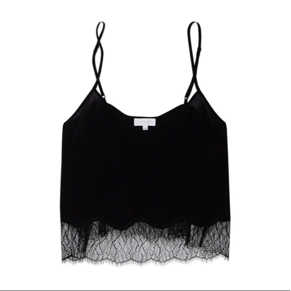 Aritzia chimere camisole black xxs 100% silk